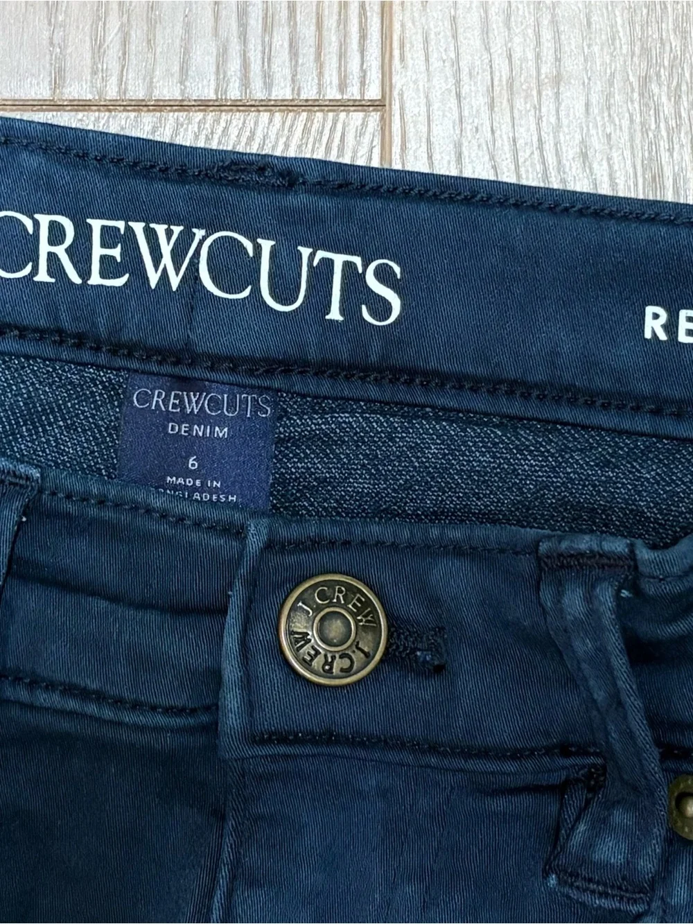 Crewcuts boys Navy Straight-leg Relaxed Fit Jeans